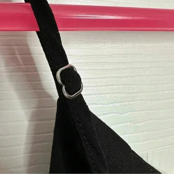 Le Chateau Tank Top Adjustable Spaghetti Straps Black Size Extra Small - Picture 15 of 16